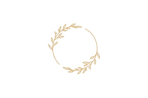 Circle Frames Floral Logo Design Vector Guide