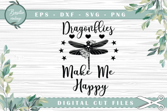Floral Dragonfly Makes Me Happy: Creative Uses