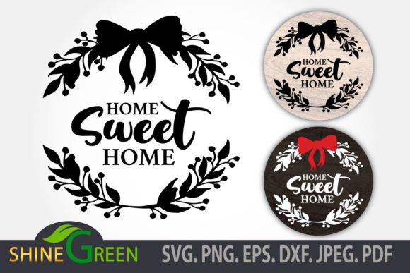 Floral Home Sweet Home Sign with Bow Tie: Elevating Farmhouse Decor