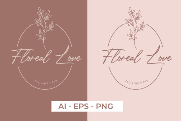 Hand Drawn Floral Logo and Boho Premade Logo: Elevating Your Brand Identity