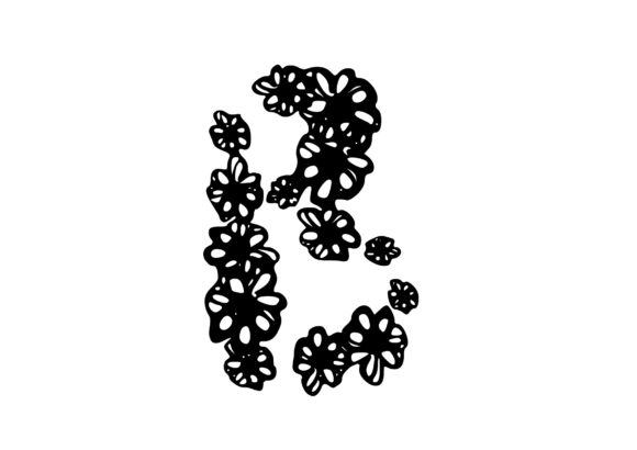 Mono Letter ‘B’ Floral Flower Letter: Integrating Botanical Typography into Creative Workflows