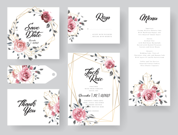 Peonies Floral Wedding Invitation Card Design Guide