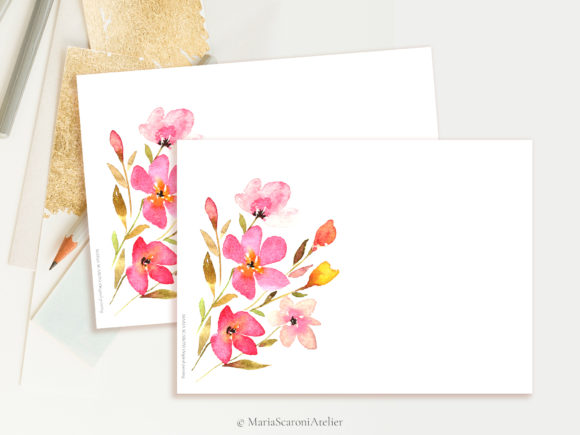 Printable Watercolor Floral Card: Creative Uses