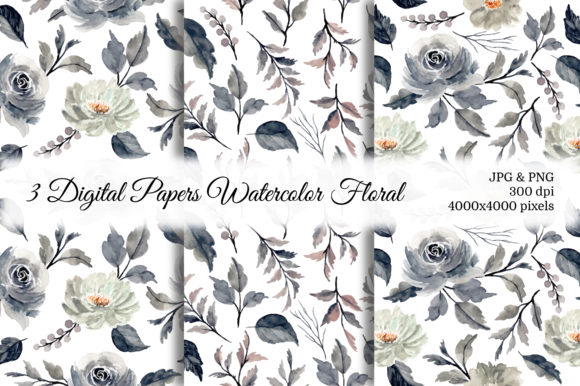Seamless Pattern Floral Watercolor 40: Creative Uses