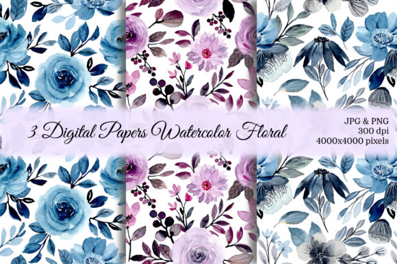 Seamless Pattern Floral Watercolor 44 Design Guide