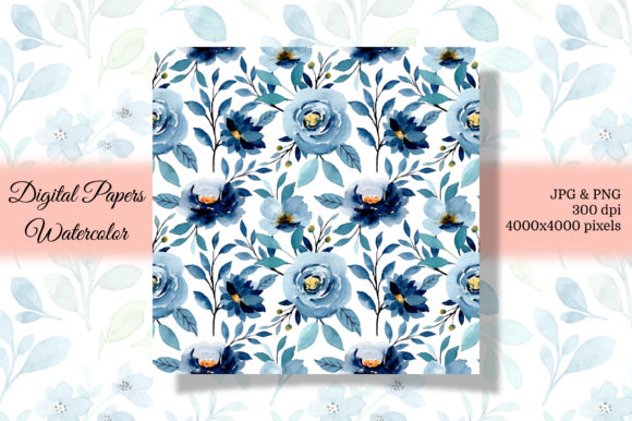 Strategic Application of Seamless Pattern Floral Watercolor 62 in Visual Branding