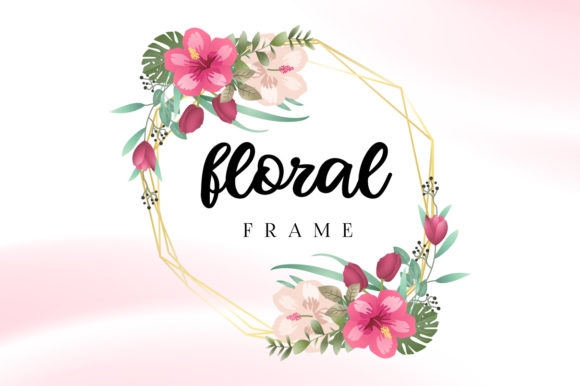 Watercolor Floral Frame Save the Date Design Guide