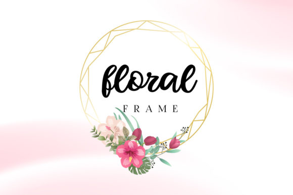 Watercolor Golden Floral Frame Template: A Guide to Elegant Design